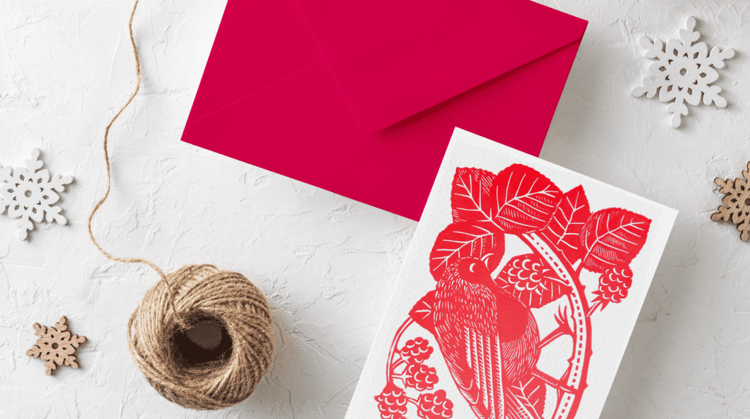 Linocut Christmas Cards